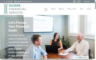 Ocker Financial Services website
