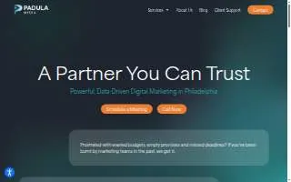 Padula Media - Digital Marketing website