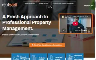 Rentwell of Chester website