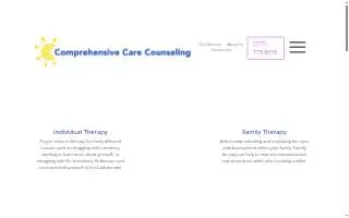 Comprehensive Care Counseling, LLC website