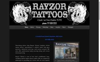 Rayzor Tattoos website