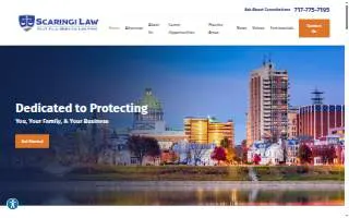 Scaringi Law of Colonial Park website