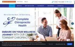 Complete Chiropractic Health of Cranberry Township website