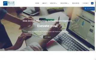 Blue Archer website