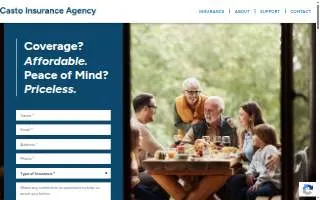 Casto Insurance Agency website
