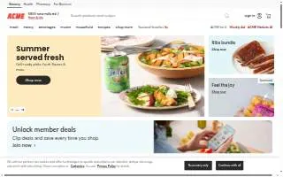 ACME Markets Pharmacy of Downingtown website
