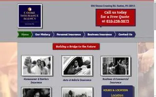 Cooke Insurance Agency website