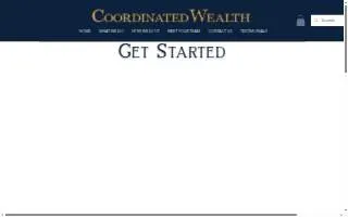 Coordinated Wealth website