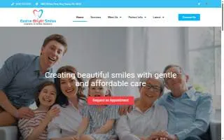Easton Bright Smiles PC website