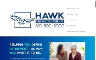 Hawk Financial Group website