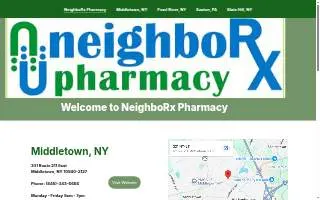 Neighborx Pharmacy of Easton website