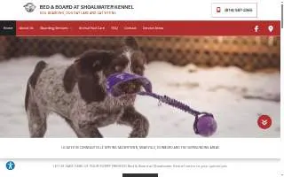 Bed & Board At Shoalwater Kennel website
