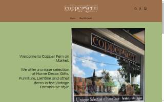 Copper Fern On Market