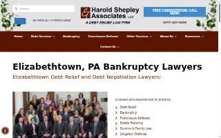 Harold Shepley & Associates LLC website