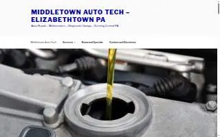 Middletown Auto Tech website