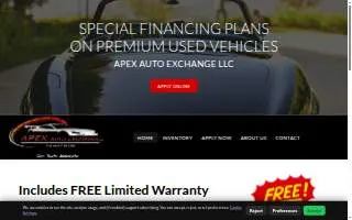 Apex Auto Exchange, LLC website