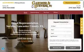 Gardner & Stevens, PC website