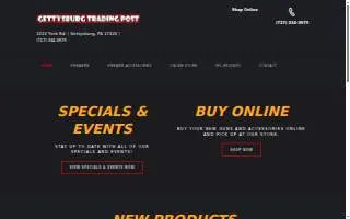 Gettysburg Trading Post website
