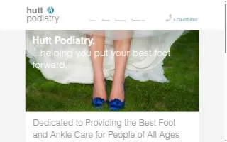 Hutt Podiatry, Inc website