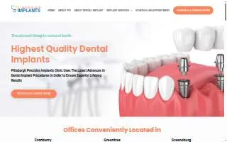 Pittsburgh Precision Implants website