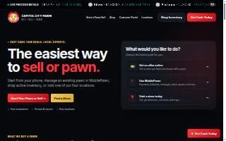 Capitol City Buy Sell Pawn website