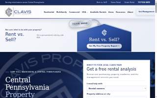 Clavis Property Management, LLC website