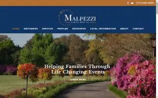Malpezzi Funeral Home website