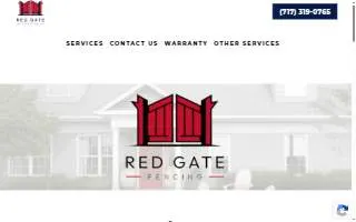 Red Gate Fencing website