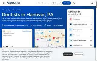 Aspen Dental - Hanover, PA website
