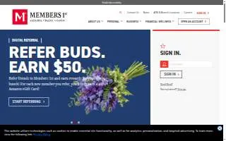 MEMBERS1st Community Credit Union of Marshalltown website
