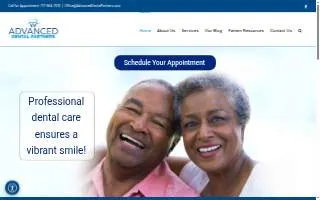 Advanced Dental Partners of Harrisburg website