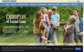ChiroPlus of Locust Lane website