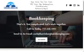 Harrisburg Bookkeeping website