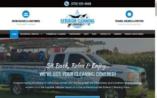 Exterior Cleaning Pros website