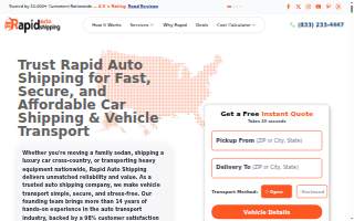 Rapid Auto Shipping