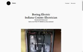 Boring Electric website