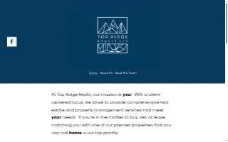 Top Ridge Realty LLC website