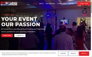 911 Sound Pros website