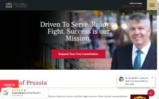 Ciccarelli Law Offices of King of Prussia website