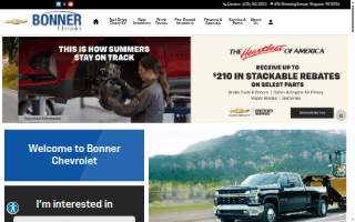 Bonner Chevrolet CO., INC.