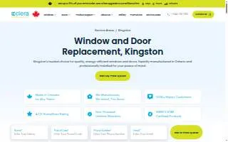 Clera Windows + Doors Kingston website