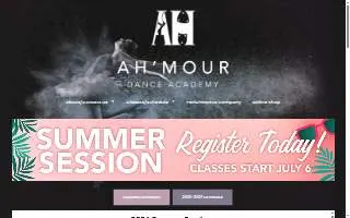 AH'mour Dance Academy website