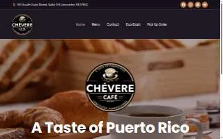 Chevere Cafe website