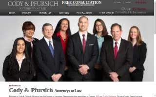 Cody & Pfursich website
