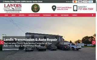 Landis Transmission & Automotive Repair website