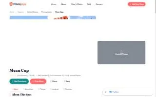 Mean Cup website