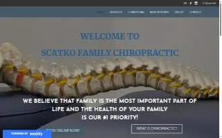 Scatko Family Chiropractic website