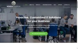 Netmedia Solutions website