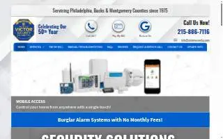 Victor Security, Inc. of Lansdale website