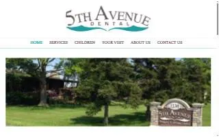 5th Avenue Dental of Lebanon website
